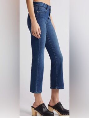 Frame Denim Le Crop mini boot Dark Blue Flare Jeans